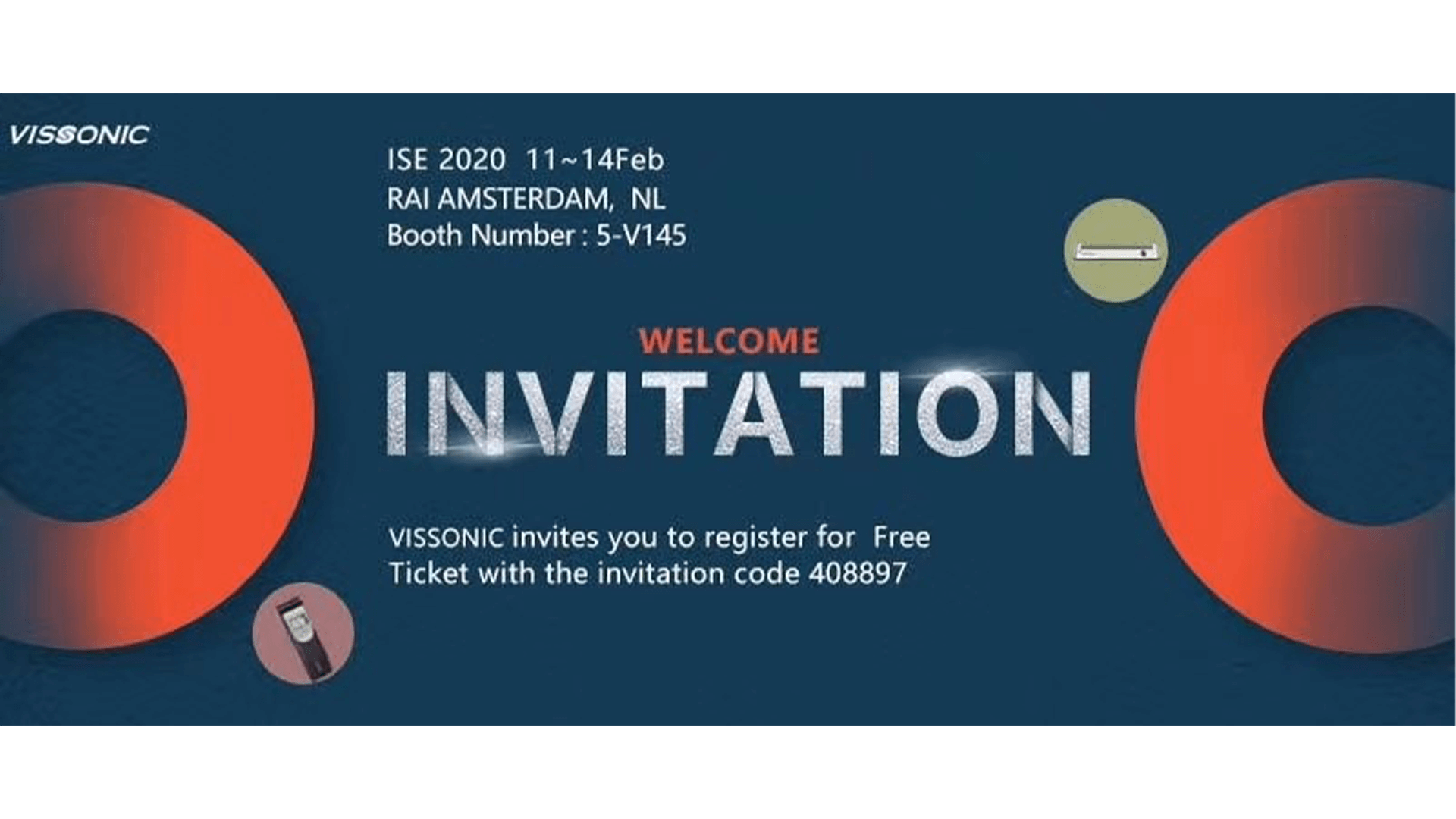 VISSONIC Showcase in ISE 2020 Amsterdam(图2)